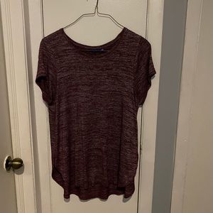 Two for $12 blouses. One is navy blue & the other is Maroon like color